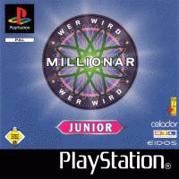 Who Wants to Be A Millionaire Junior PAL Playstation PAL box art